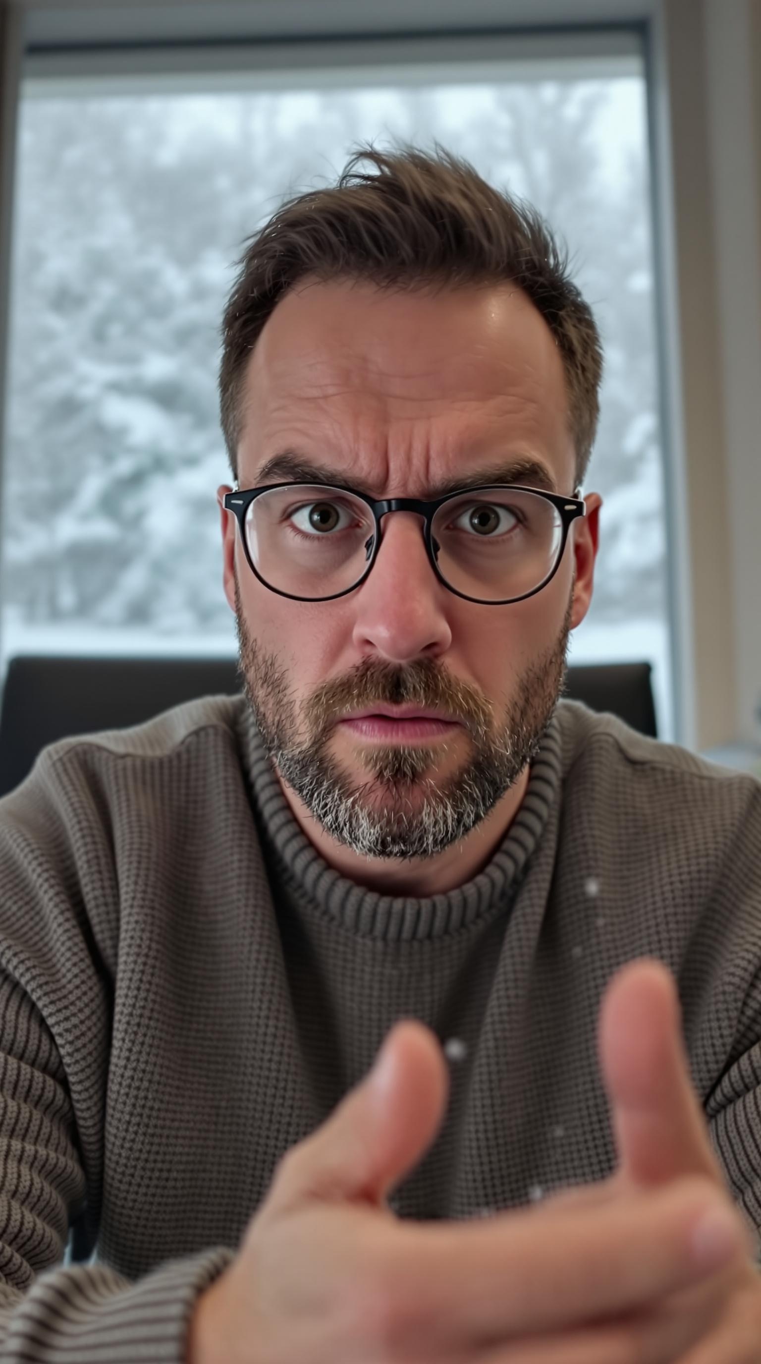 UGC image example of man with glasses